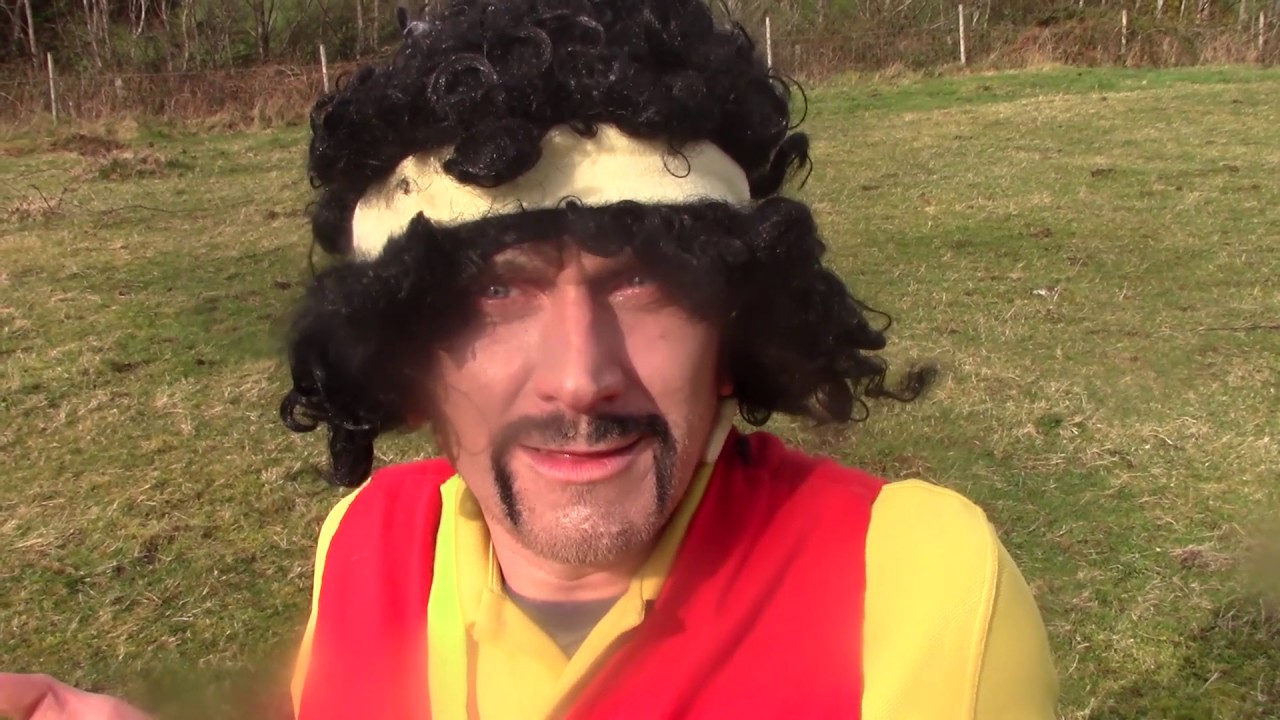 The Hooplechauns teach their little Spanish friend Miguel how to play REAL football