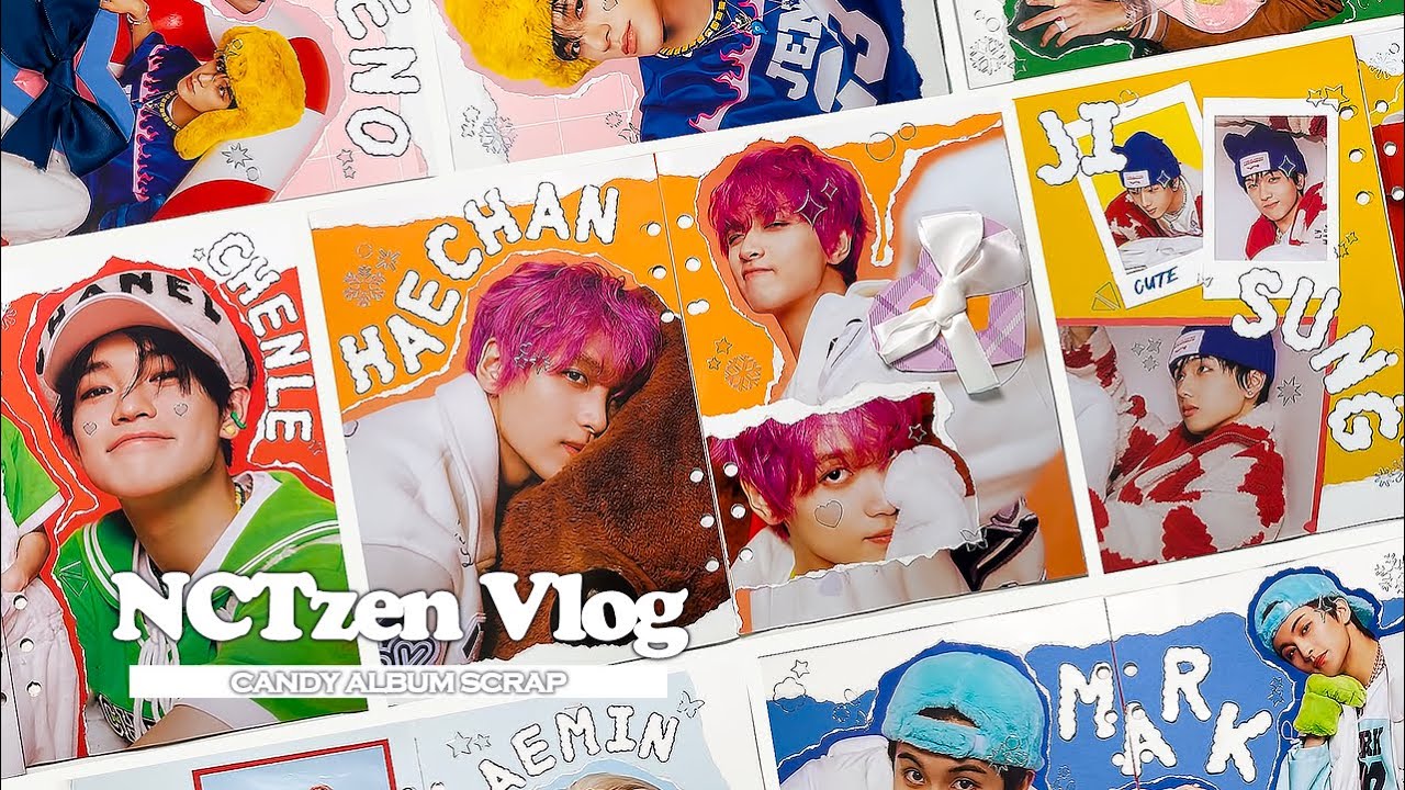 🍭 존재 자체가 선물이니까 | 시즈니 브이로그 | 엔시티 드림 캔디 앨범 스크랩 • NCT Dream Candy Scrap