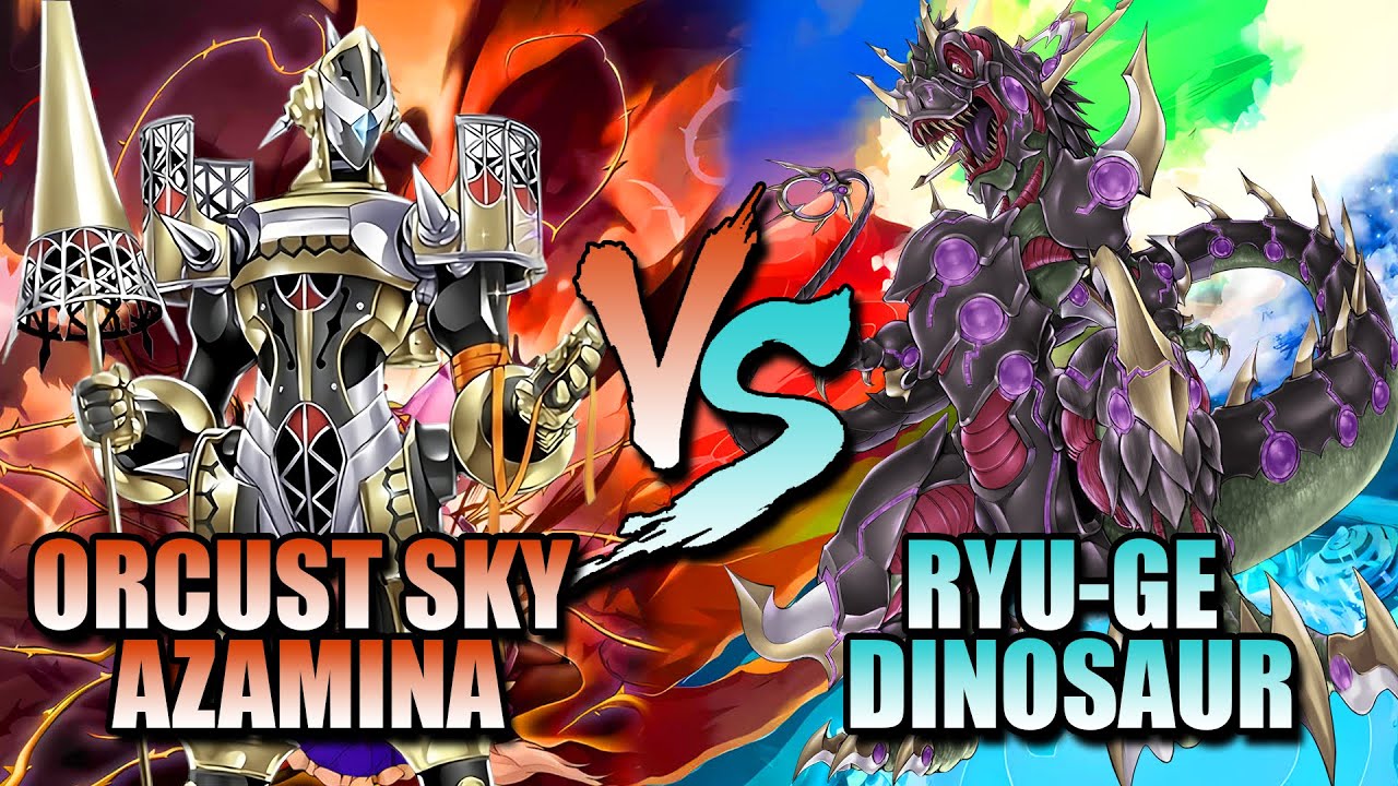 ORCUST SKY AZAMINA VS DINOSAUR RYU-GE - ROUND 2 LOCAL 18 JANUARY 2025 (DECEMBER BANLIST) YU-GI-OH!