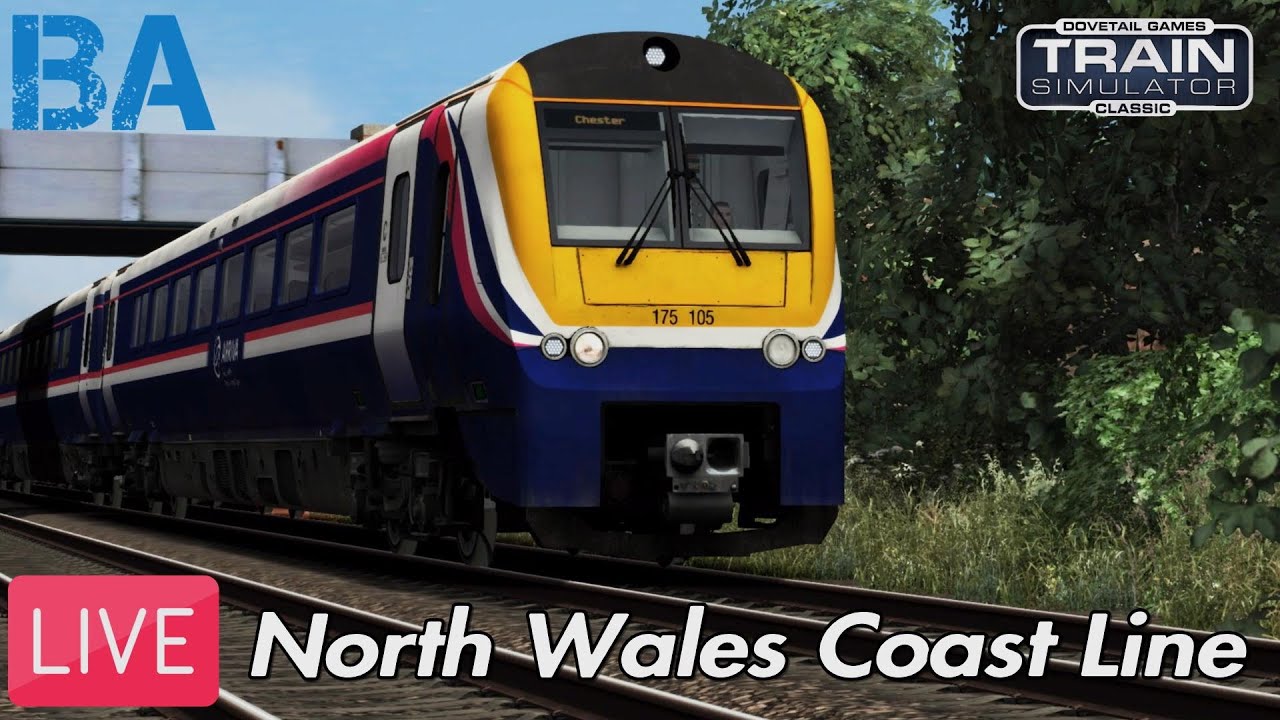 Train Simulator LIVE - North Wales Coast Line (08/06/23)