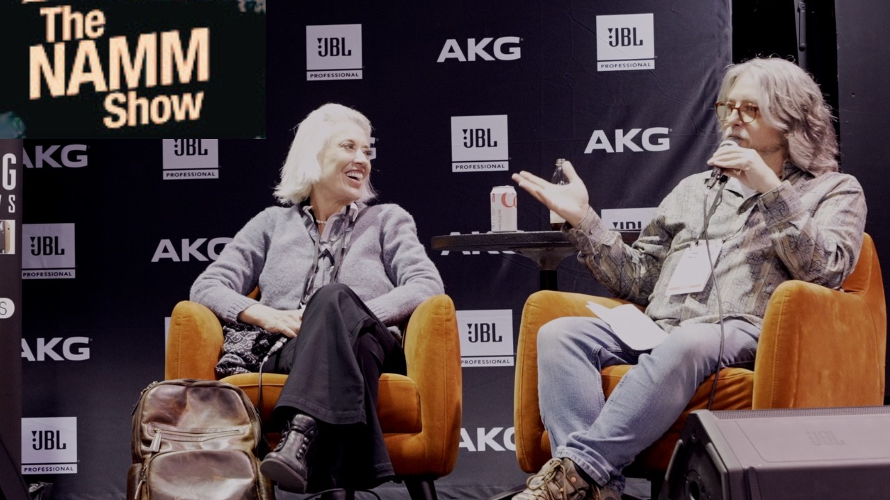 Paul Vnuk  of Recording Magazine interviews Sylvia Massy on the AKG Stage at NAMM 2026