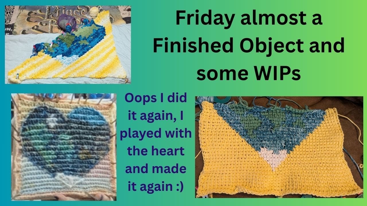 Friday Fun - almost Finished and a preview of something you could win and some WIPs