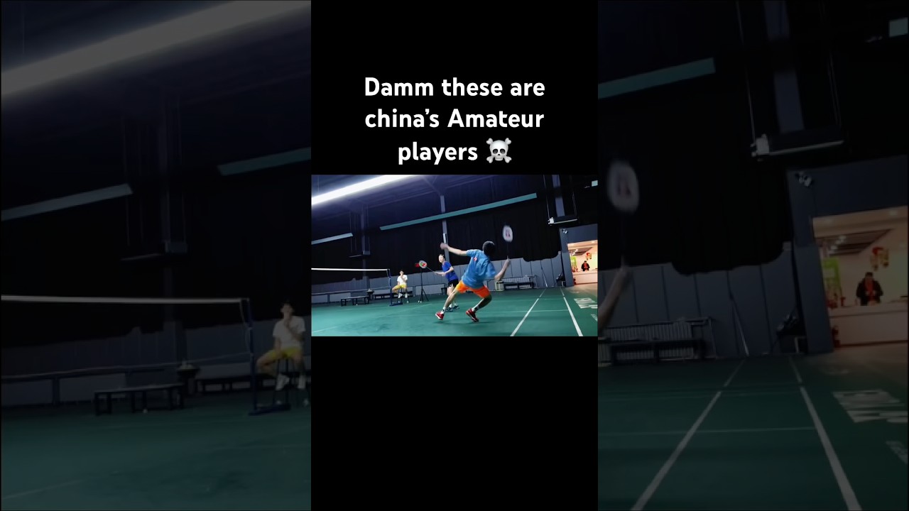 &ldquo;Damn, these are China&rsquo;s amateur players.&rdquo; ☠️ #badmintonlegend #badminton #badmintolovers #china