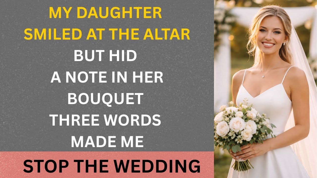 My Daughter’s Fiancé Wanted Our Ranch — At the Altar, She Handed Me a Note That Changed Everything