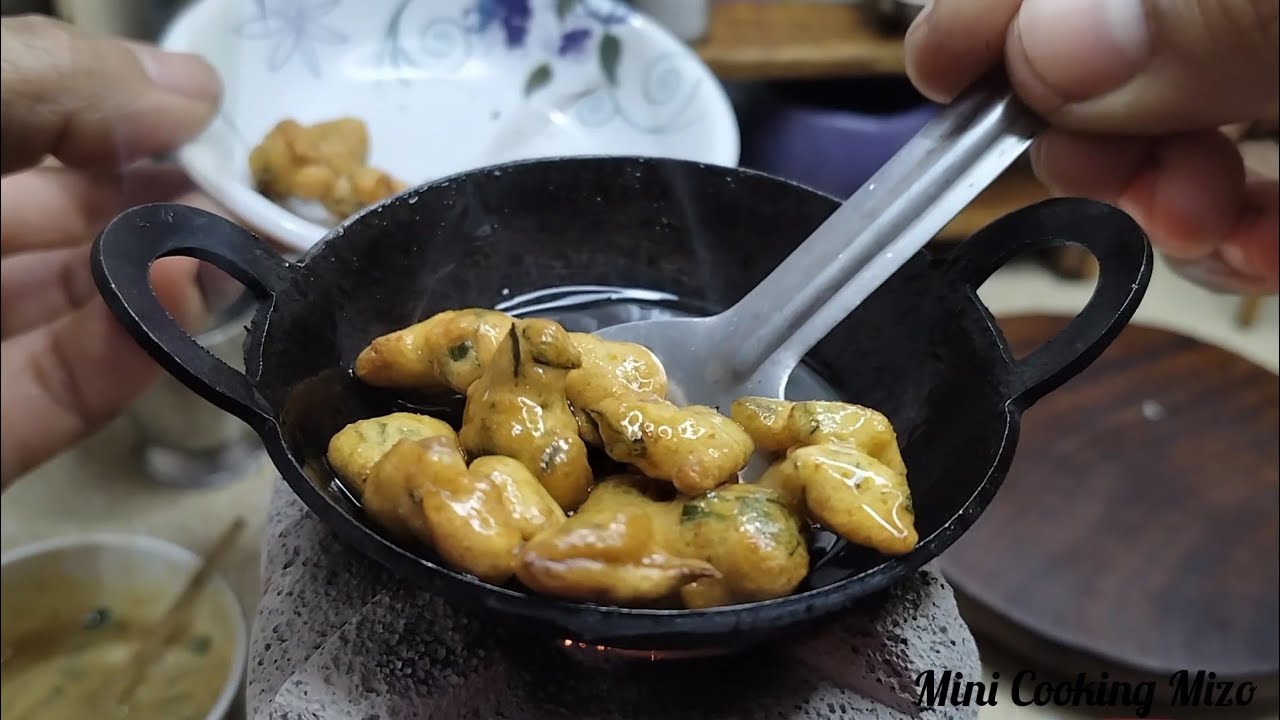 Mini Pakora |Inbailemchhuan|Mini Cooking Mizo | Tiny Foods | Mini Foods | Pakora Recipe|Small Foods