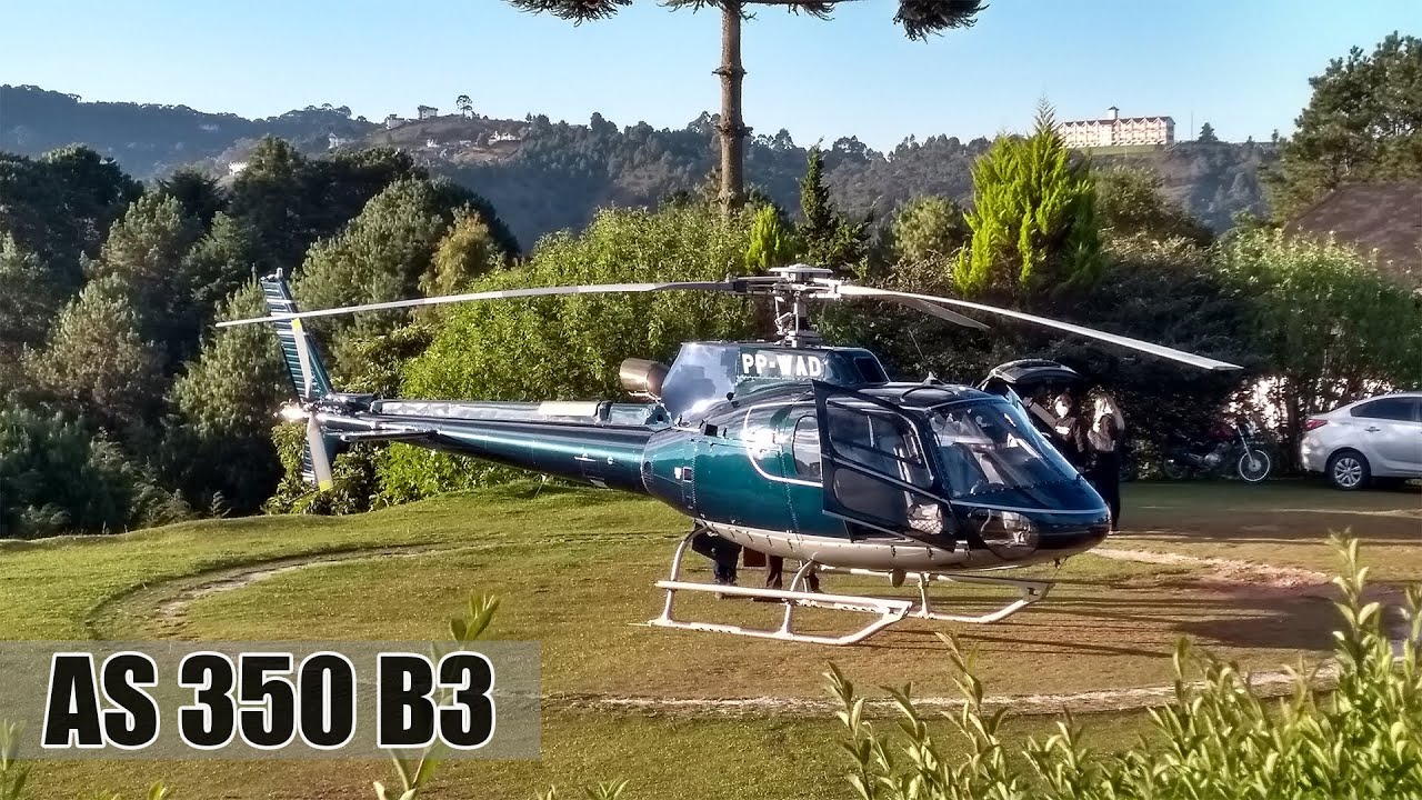 Acionamento e decolagem -- AS 350 B3 -- PP-WAD