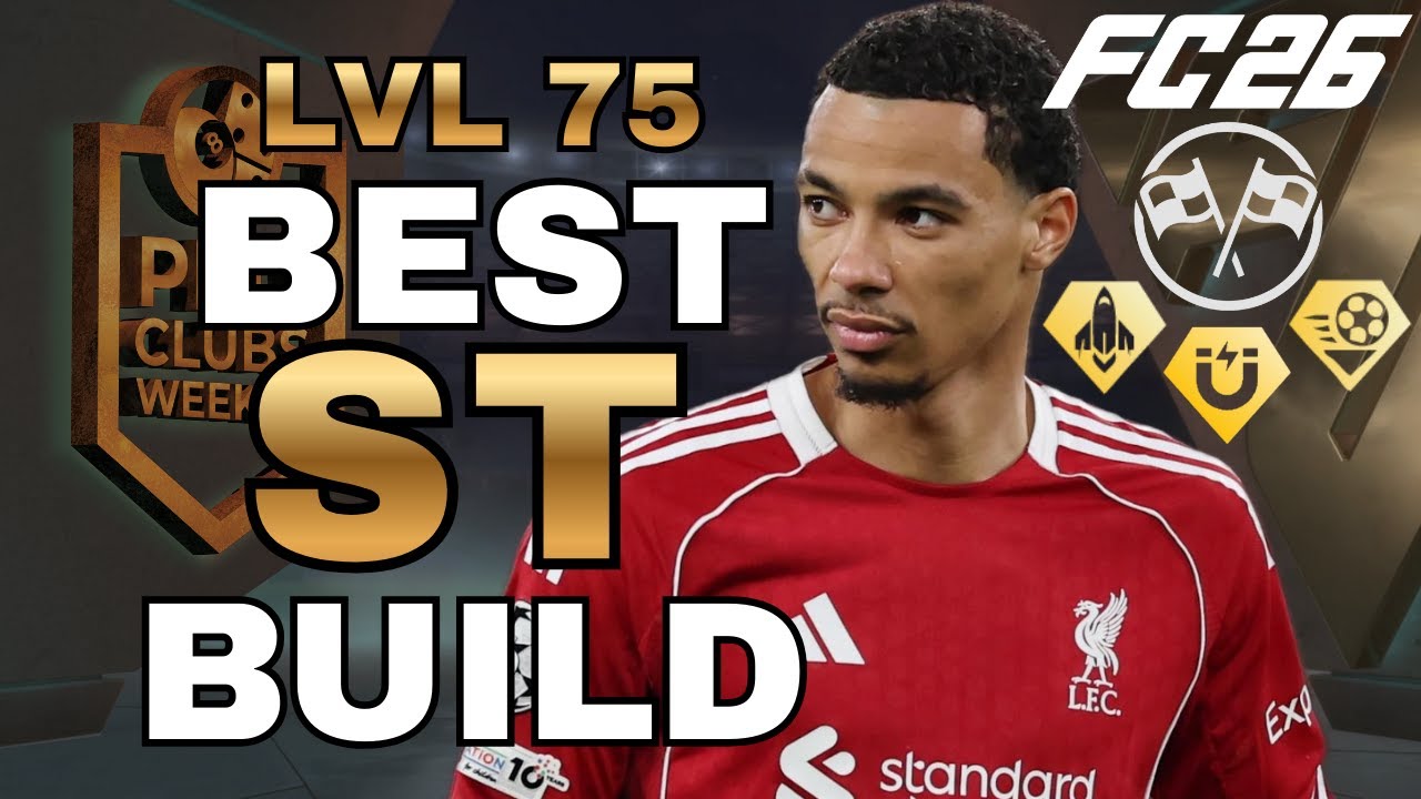 ЛУЧШАЯ СБОРКА НАПАДАЮЩЕГО *МАКСИМАЛЬНЫЙ УРОВЕНЬ 75* | EA FC 26 PRO CLUBS BALLER BUILD