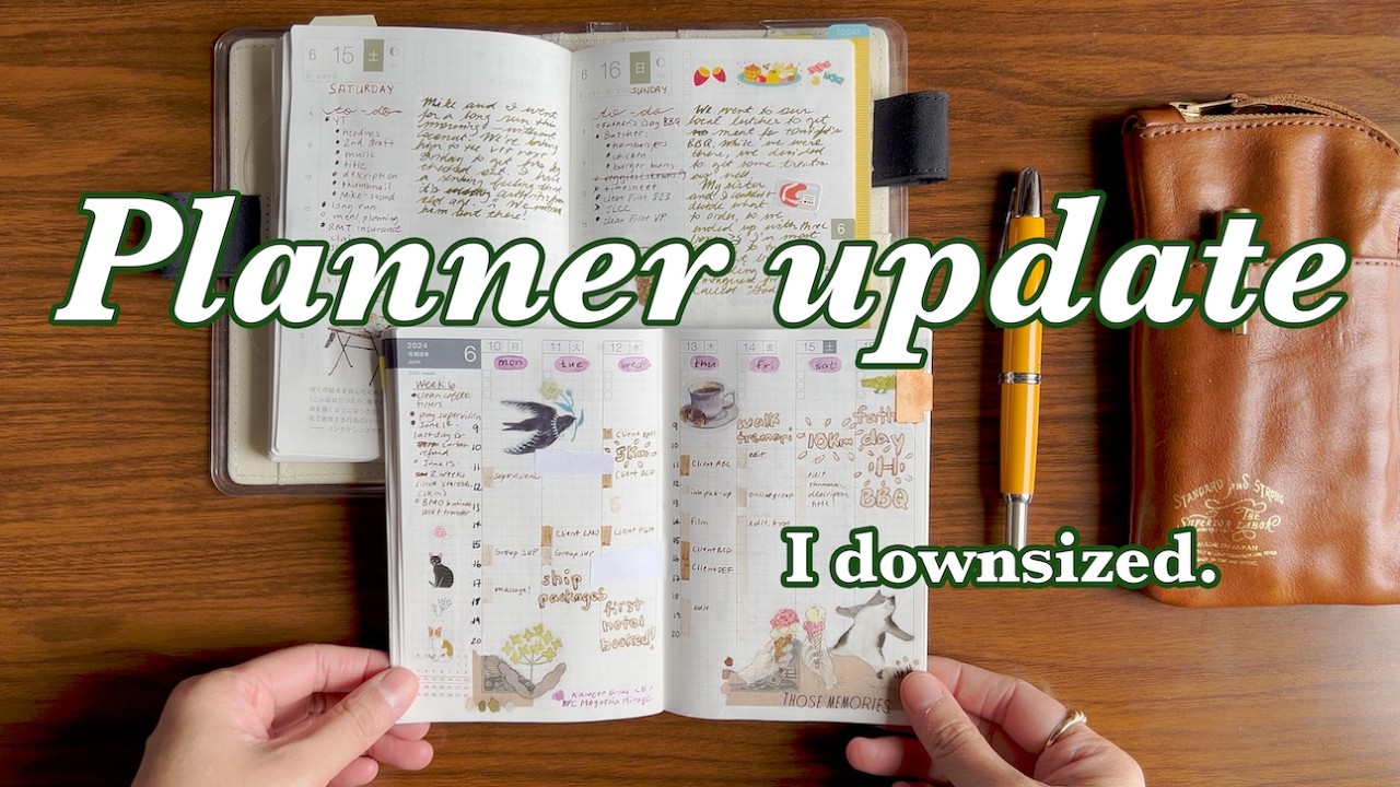Mid-year planner update: Experimenting with moving into Original A6 + Weekly Supplement