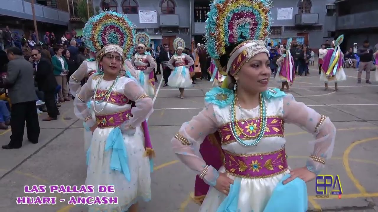 PALLAS DE HUARI - ANCASH / PUPURRIT DE HUAYNOS ( fiesta patronal Virgen del rosario 2019 )