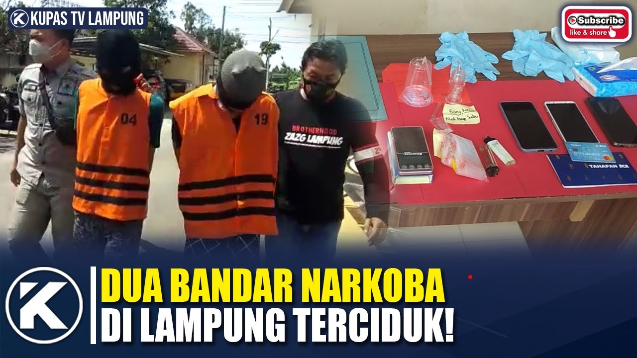 DUA BANDAR NARKOBA DITANGKAP, SEHARI-HARI KERJA BURUH!