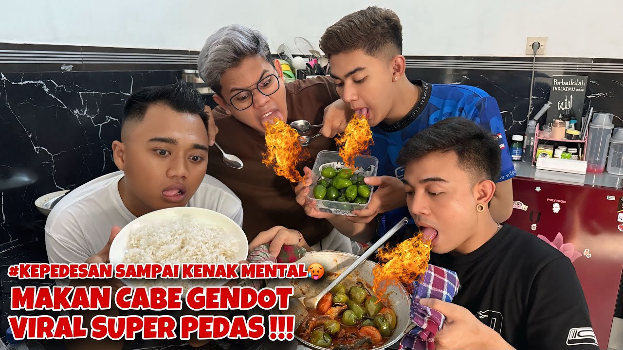 KEPEDESAN MAKAN CABE GENDOT