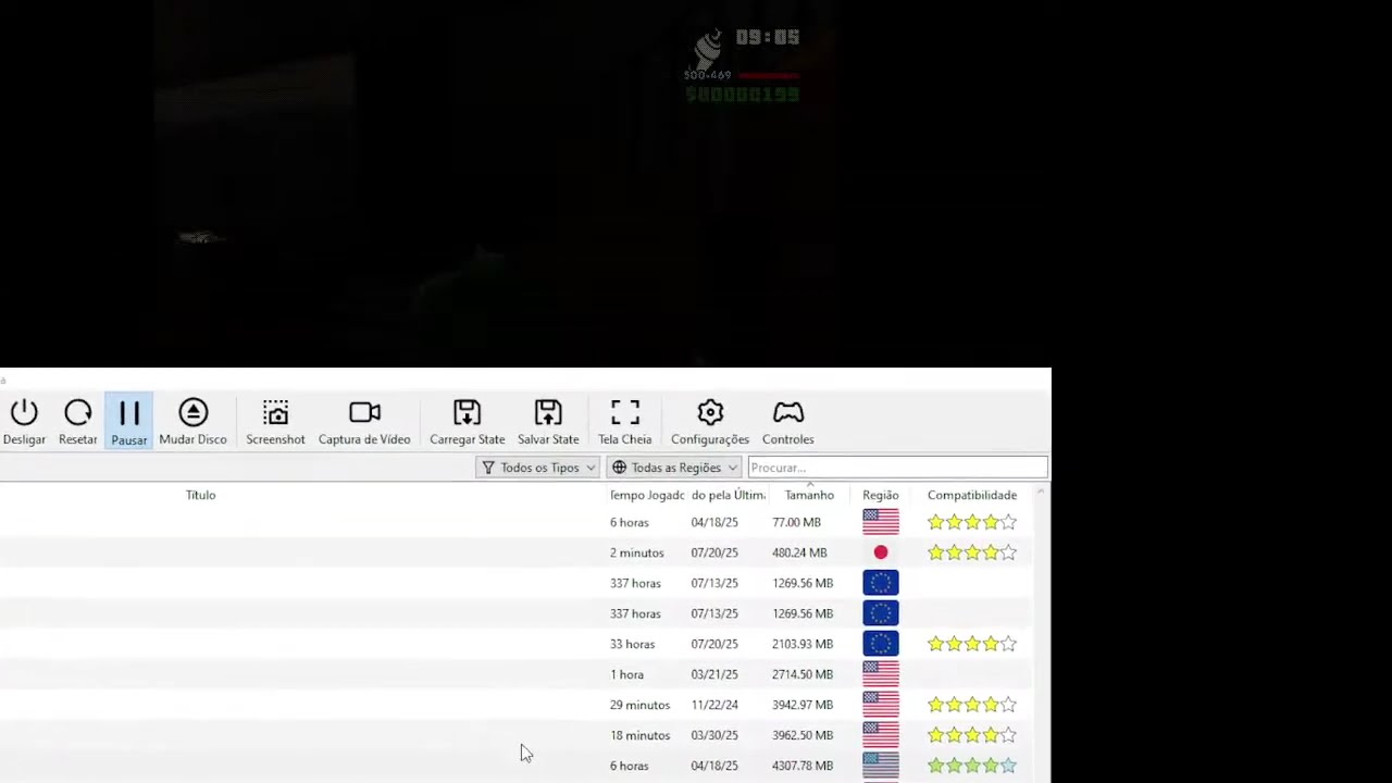 Stream em direto de livegamer