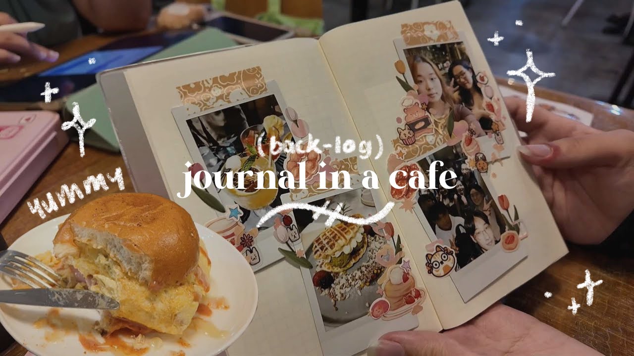 journal with me | cafe hopping | slice of life vlog