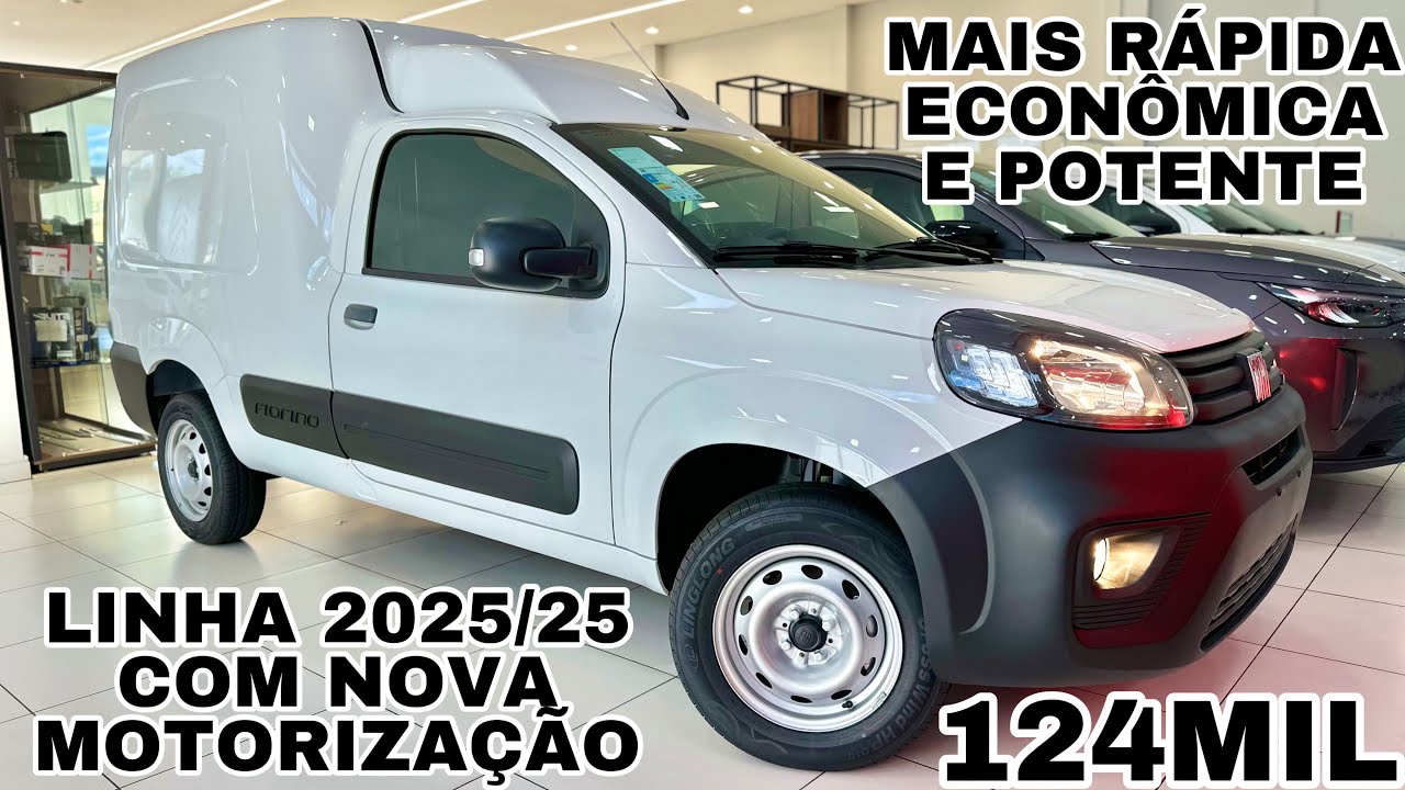 NOVA FIAT FIORINO 2025 ENDURANCE 1.3 FLEX EM DETALHES | CHEGOU COM MUDANÇAS!!!