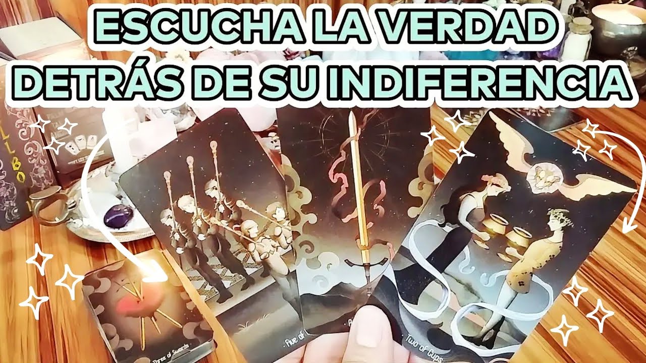 ✨️ ESCUCHA LA VERDAD DETR&Aacute;S DE SU APARENTE INDIFERENCIA &hellip; 🙄😒 #tarot