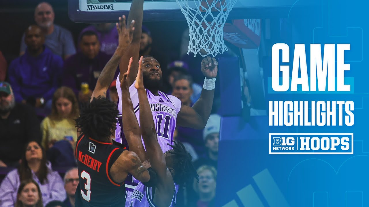 Utah at Washington | EXTENDED HIGHLIGHTS | Big Ten Basketball | 12/29/2025