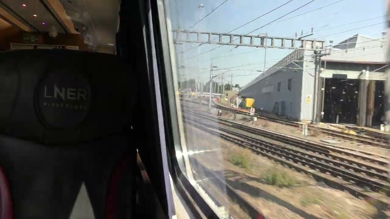 Leaving London Kings Cross On A LNER Class 91 (19/7/24)