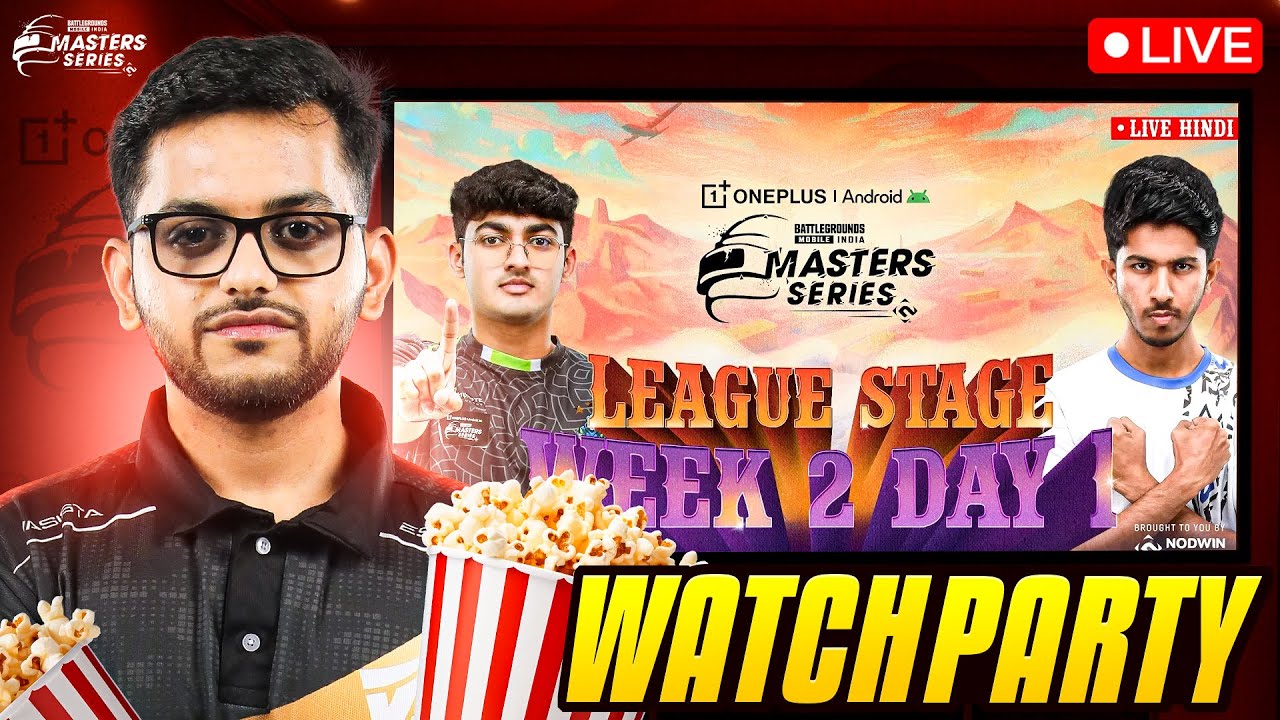 BGMS WATCHPARTY WITH TEAM Vasista  | League Week 2 - Day 3  #bgms2025