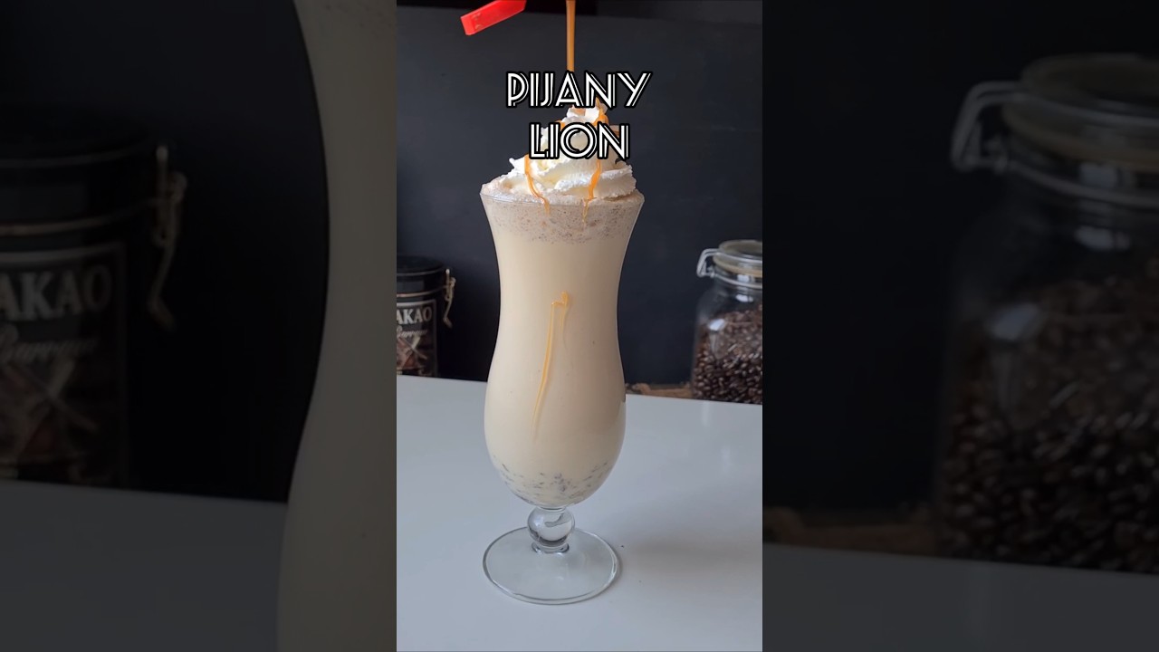 Pyszny drink z batona Lion, Malibu i Baileys 🍫🥥🍸 | Idealny dla miłośnik&oacute;w słodkości! 🍦