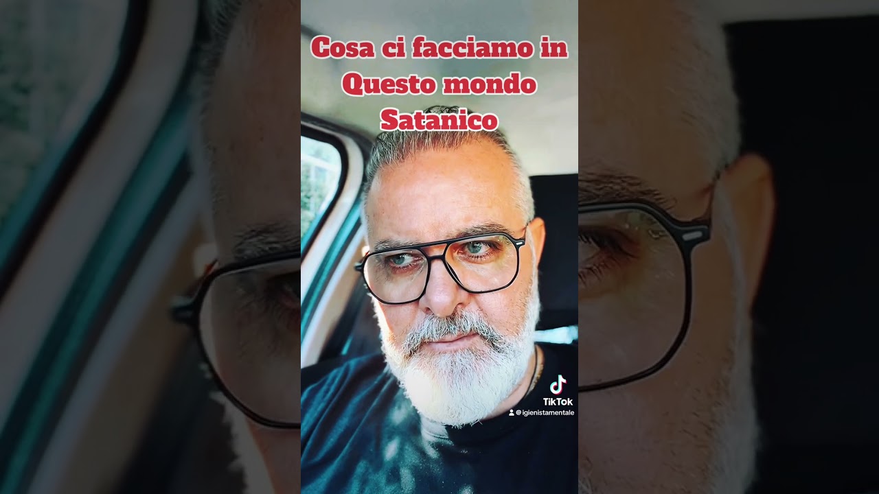Cosa ci fai in un mondo satanico  ? #satanico #yeshua #vita