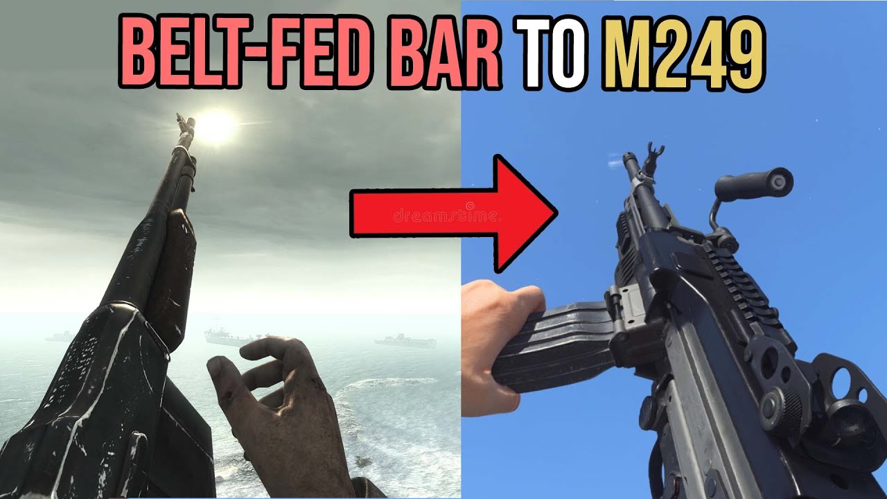 History of The Belt-Fed BAR and The M249