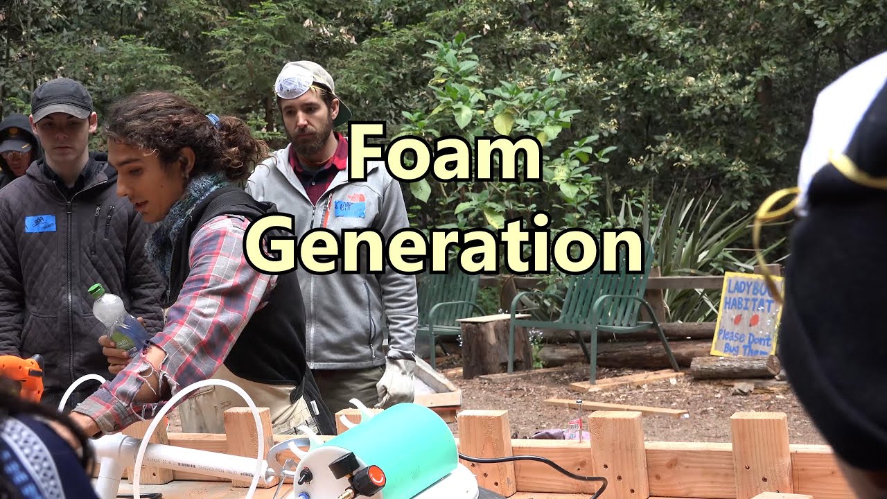Domegaia aircrete mixing part 3: Foam generation 4K