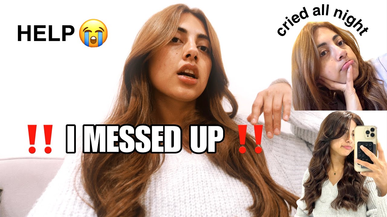 I changed my hair Colour TWICE in a Day 😱 CRIED ALL NIGHT! 