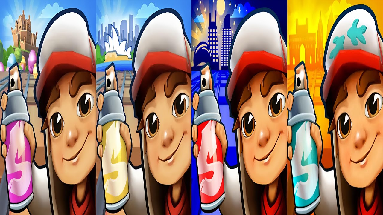 Subway Surfers : Easter Edinburgh 2025 🆚 Sydney 2024 🆚 Chicago 2023 🆚 Mumbai 2021