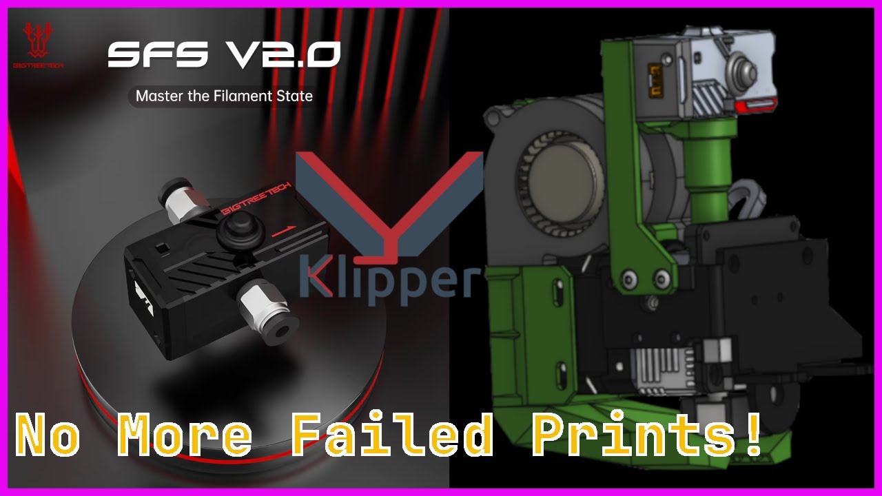 Smart Filament Sensor Upgrade! BTT SFS v2.0 on Sprite Extruder