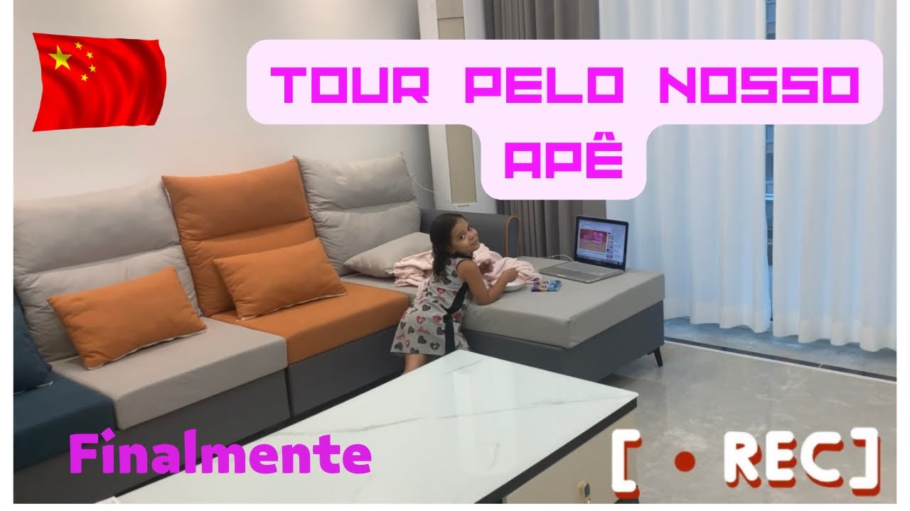 TOUR PELO MEU APARTAMENTO NA CHINA