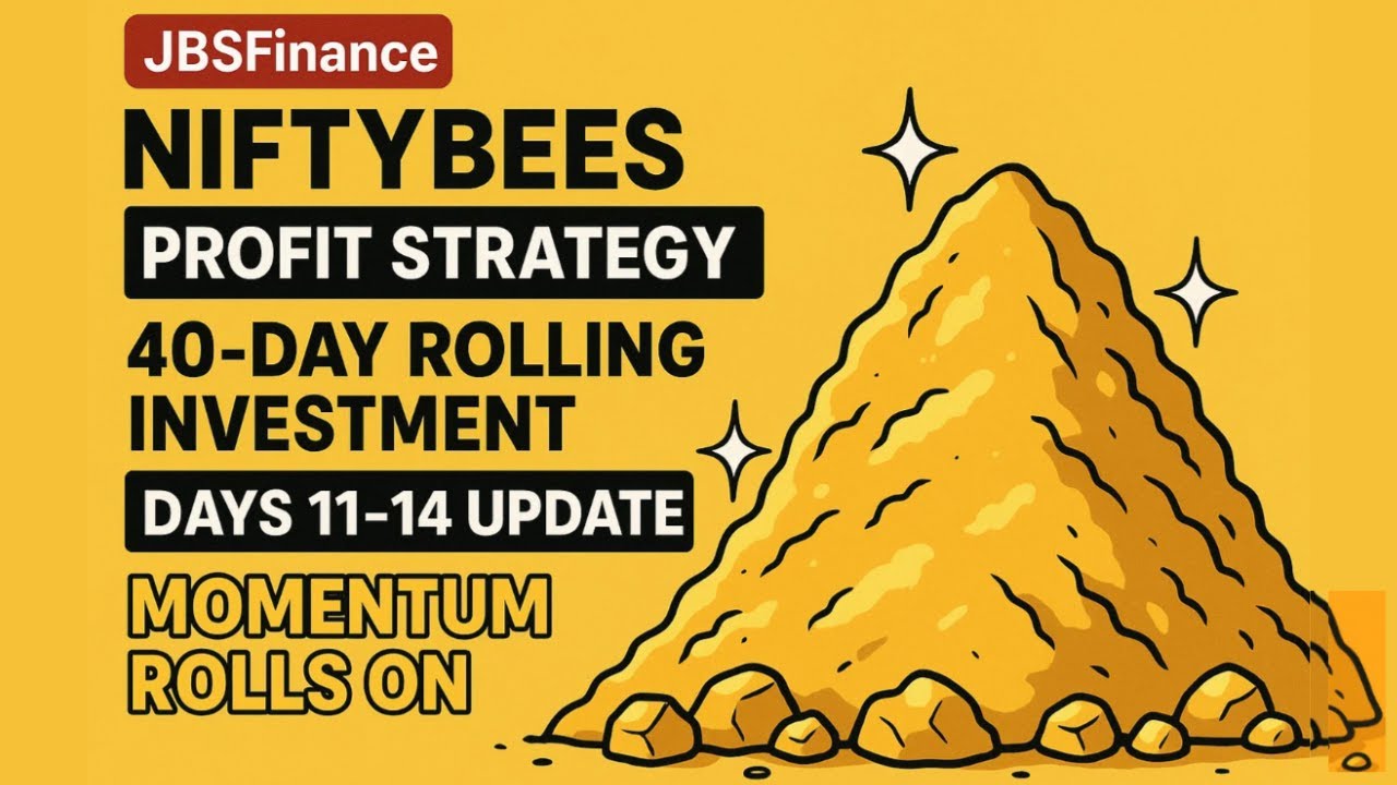 🎯NIFTYBEES Profit Strategy: 40-Day Rolling Investment &ndash; Days 11-14 Update | Momentum Rolls On🎯