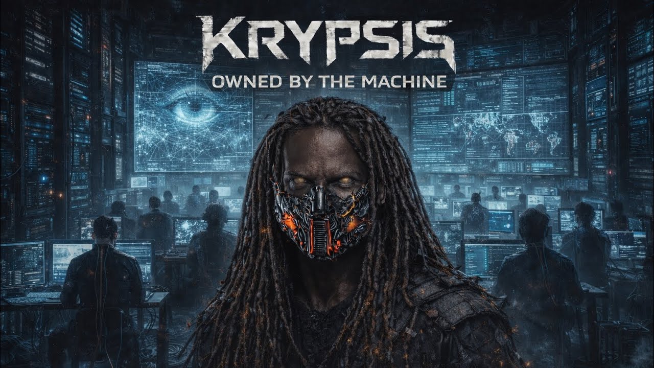 Krypsis – Owned By The Machine (Official) | Industrial Metal / Cyberpunk Music