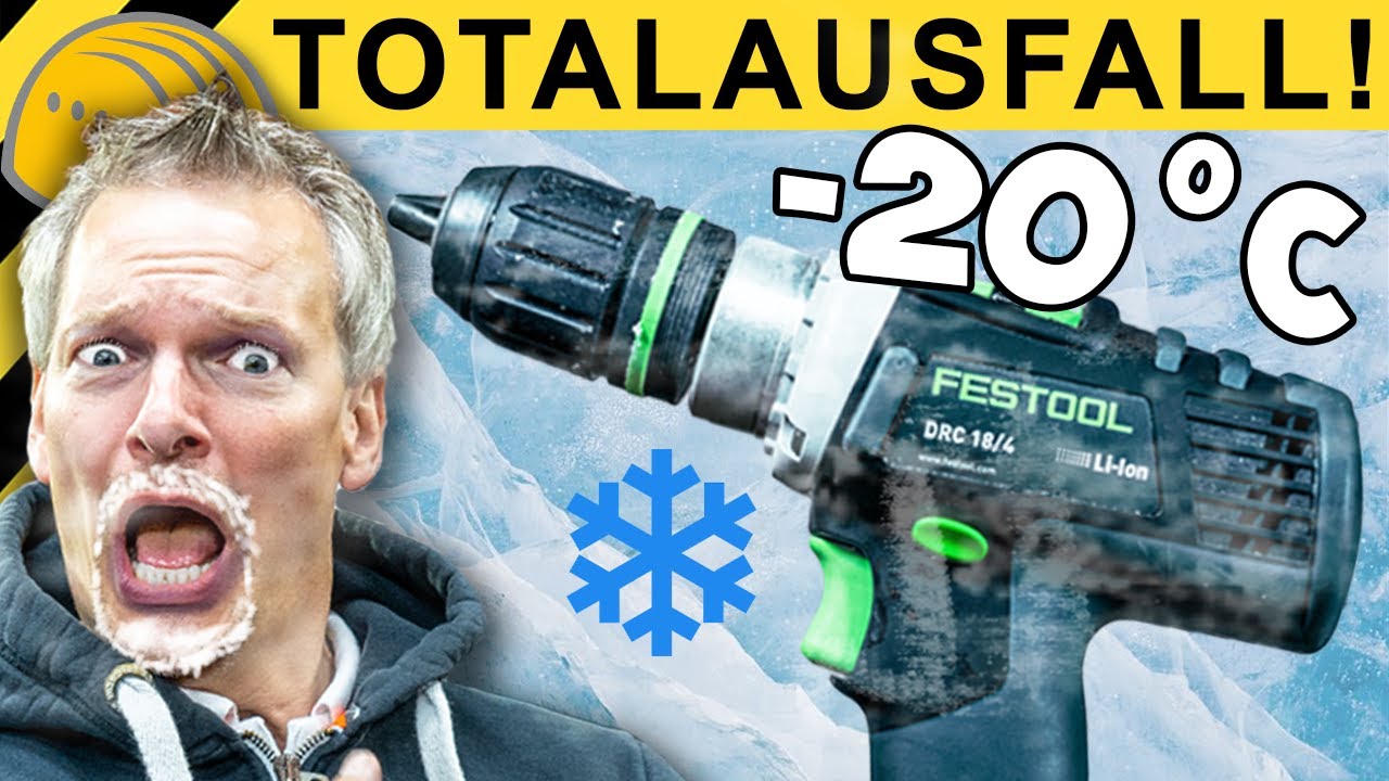 AUSFALL BEI -20 GRAD - AKKUSCHRAUBER EXTREM TEST | WERKZEUG NEWS #125