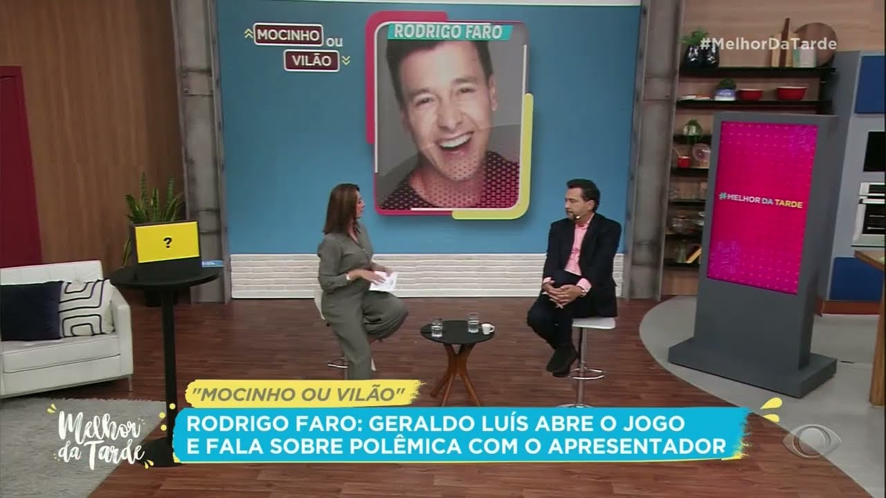 Exclusivo: Geraldo Luís revela conflito com Rodrigo Faro
