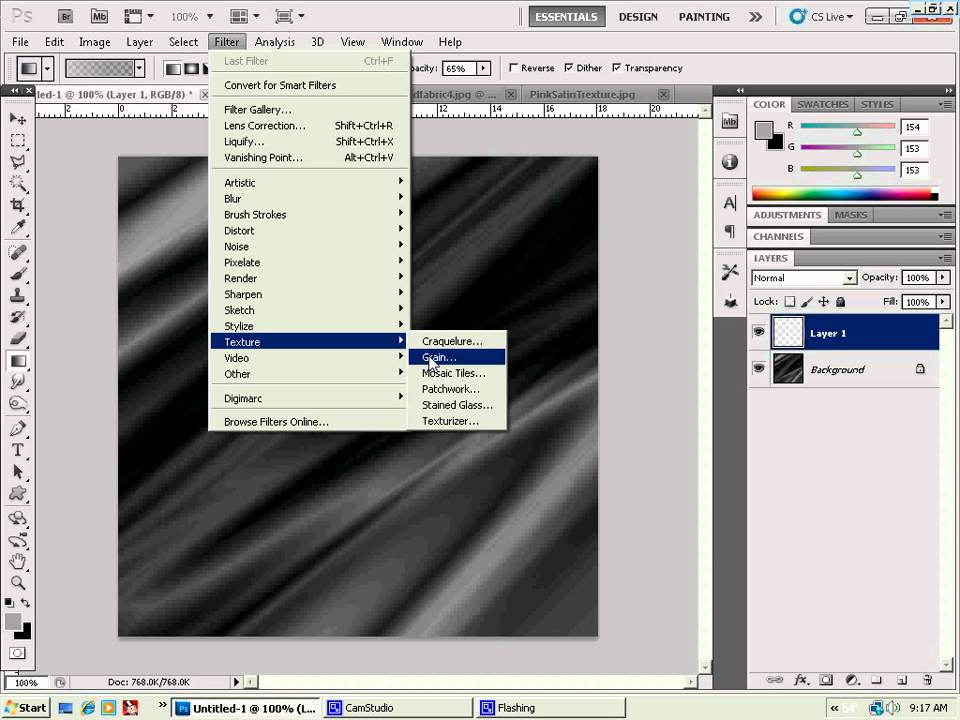 Creating Satin Fabric Folds in Photoshop or GIMP