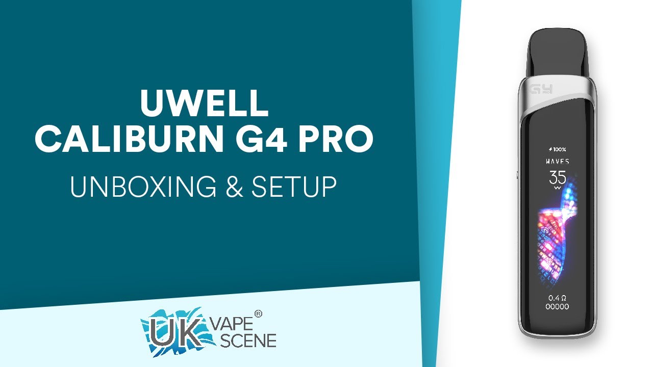 Uwell Caliburn G4 Pro - Unboxing and Setup