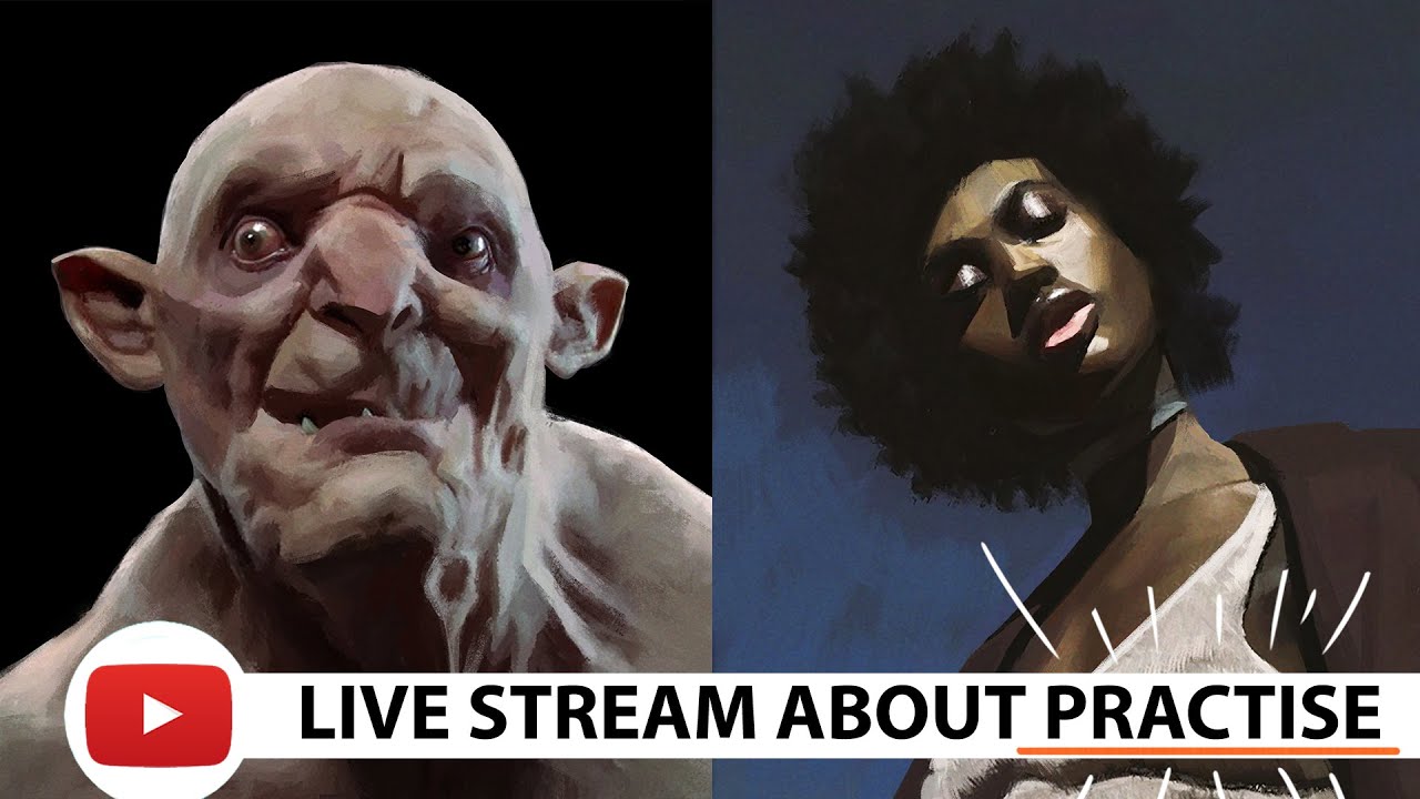 HOW TO PRACTICE ART - PAINTING LIVE STREAM
