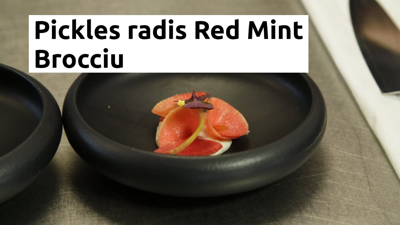 Pickles radis red mint, brocciu