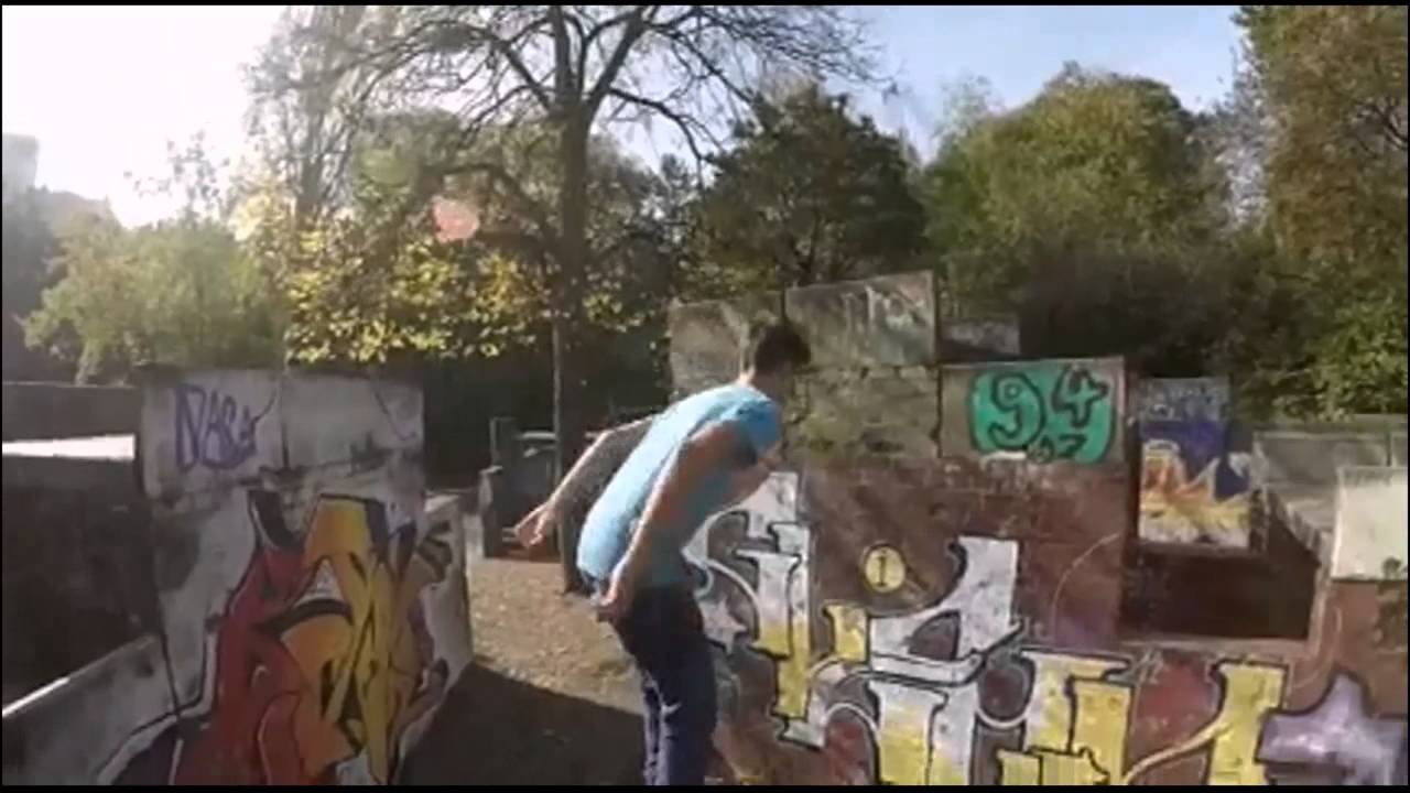 Freerunning , Parkour in Red City(Olympiapark) #Trickers Tumblers