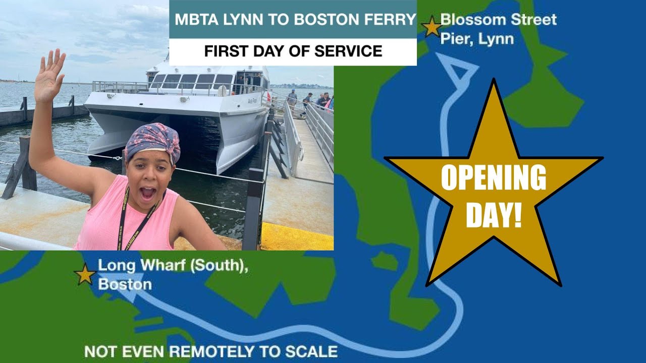 OPENING DAY of the MBTA Ferry to Lynn!