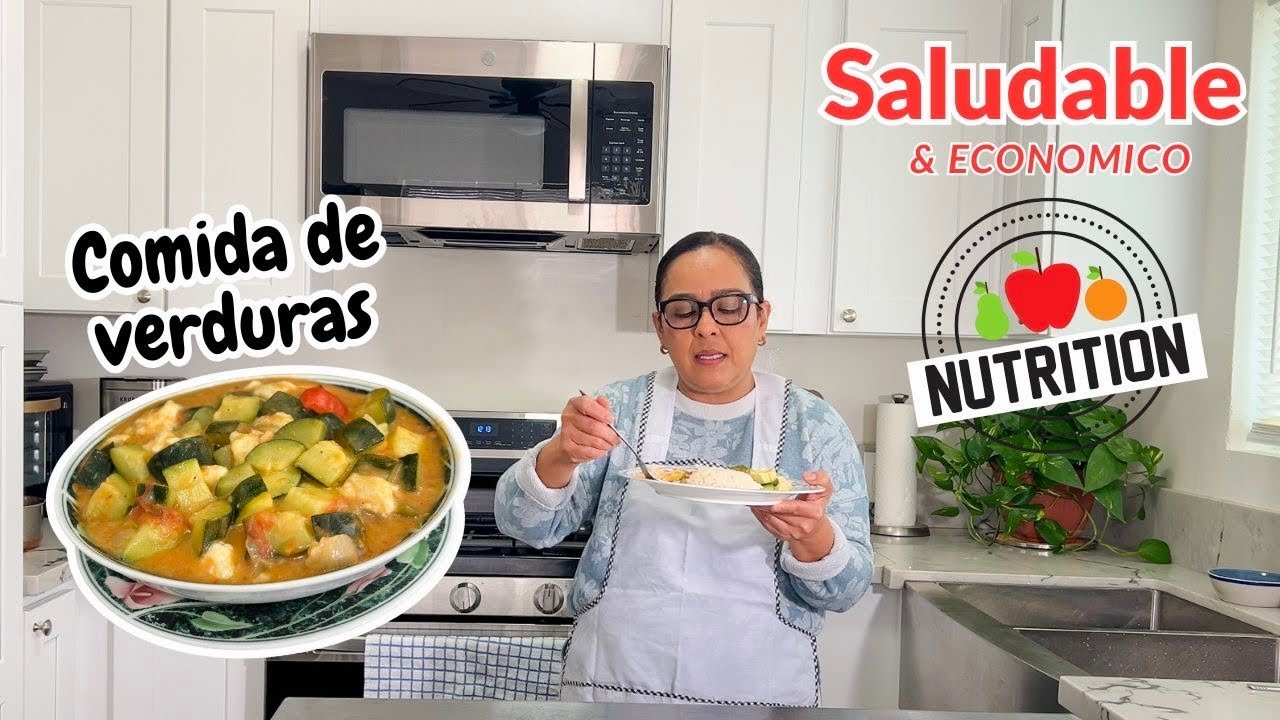 COMIENDO SANO Y ECONOMICO CUANDO YA NO SABES QUE MAS COCINAR - CALABACITAS CON QUESO - QUE RICO!
