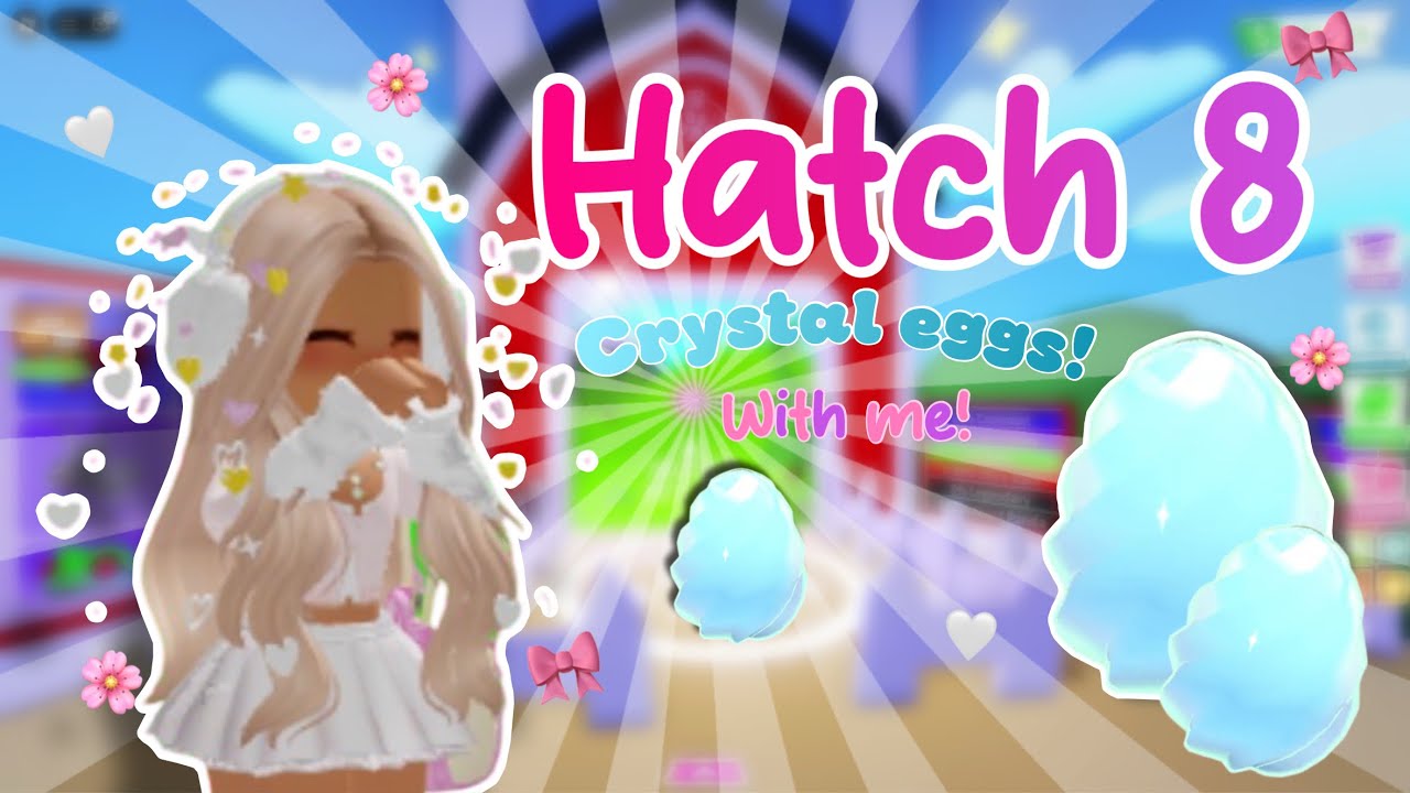 🥚✨ HATCHING 8 CRYSTAL EGGS in ADOPT ME! ✨🥚