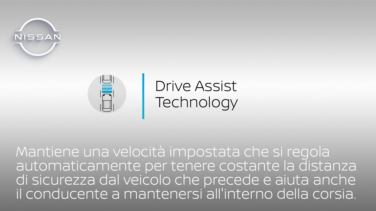 Come funziona la tecnologia Nissan Drive Assist?