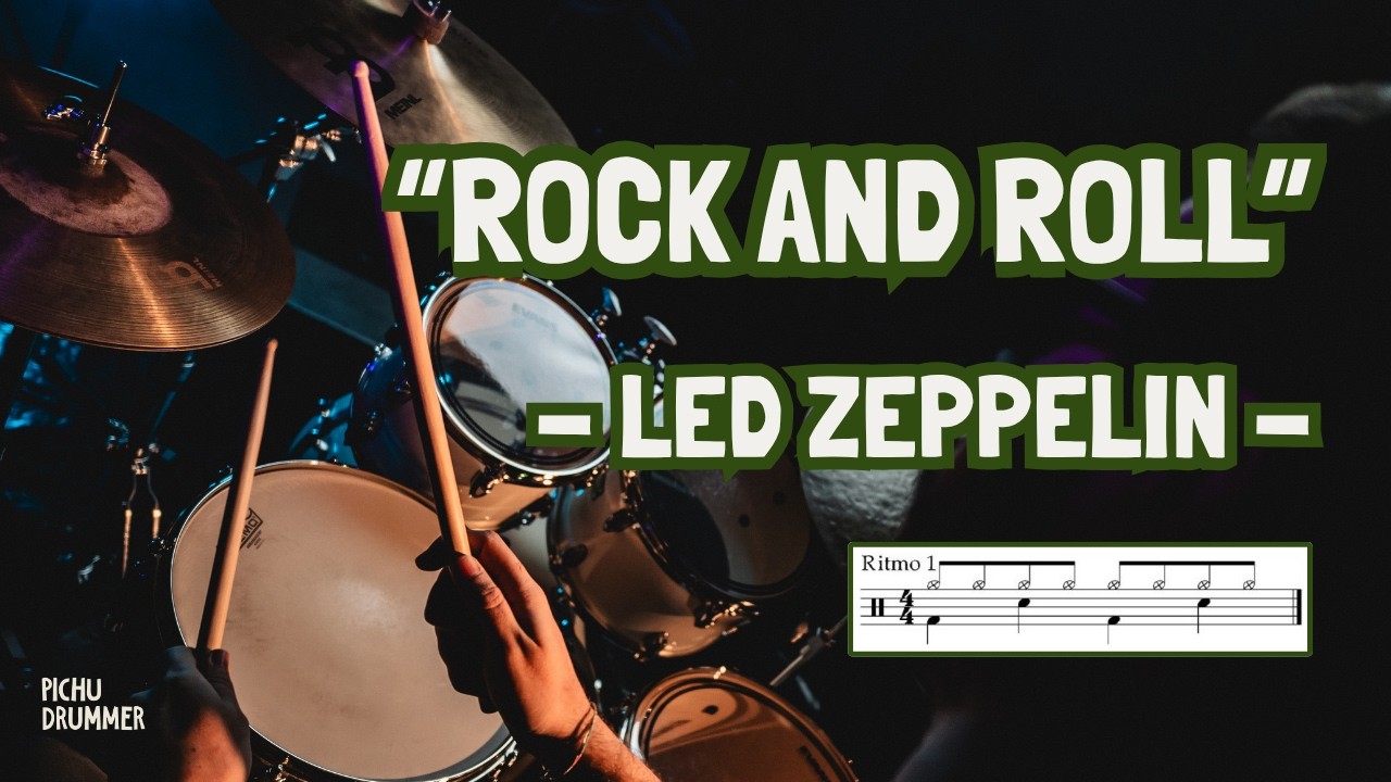 🥁ROCK AND ROLL - Led Zeppelin (DRUM COVER) BATERÍA