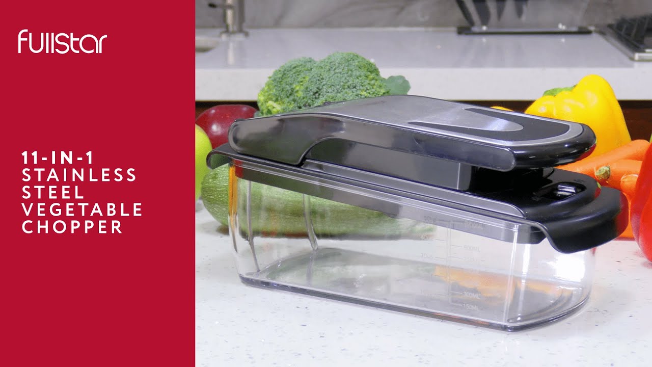 Fullstar Deluxe Stainless Steel Chopper - Step-by-Step Instructions | How to use (2022 version)