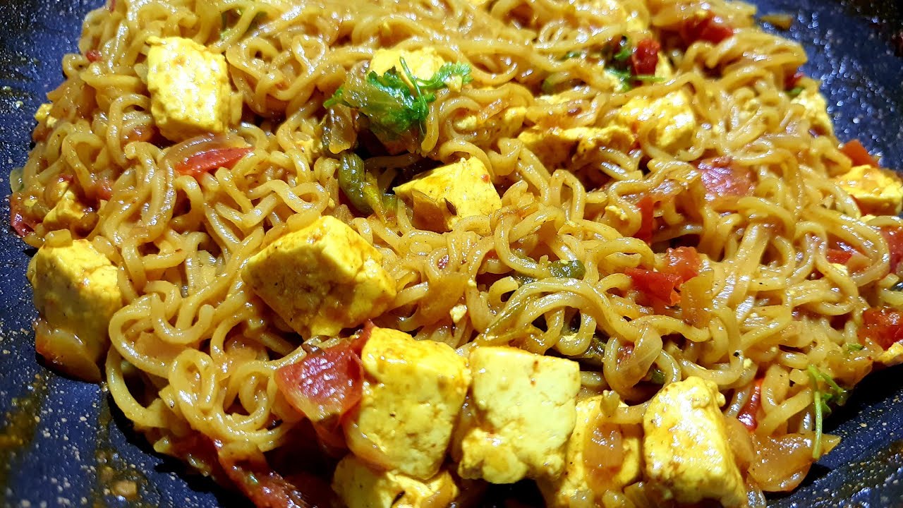 Paneer Maggi,Paneer Maggi Recipe,Paneer Maggi Masala, Masala Paneer Maggi, Maggi Masala, Paneer