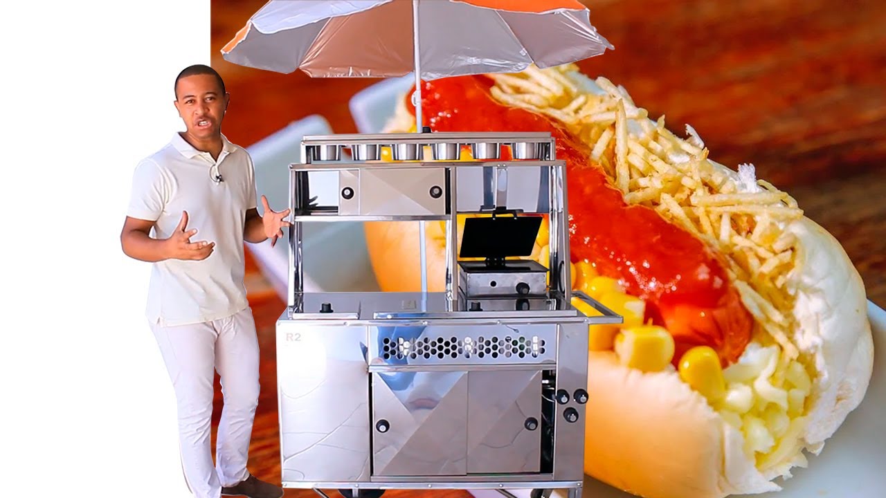 Carrinho de Cachorro Quente e Hot Dog | GRANDE | 1 Forma de Ganhar Dinheiro
