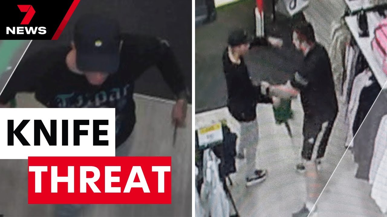 Adelaide shopping centre worker threatened with knife at Colonnades  | 7 News Australia
