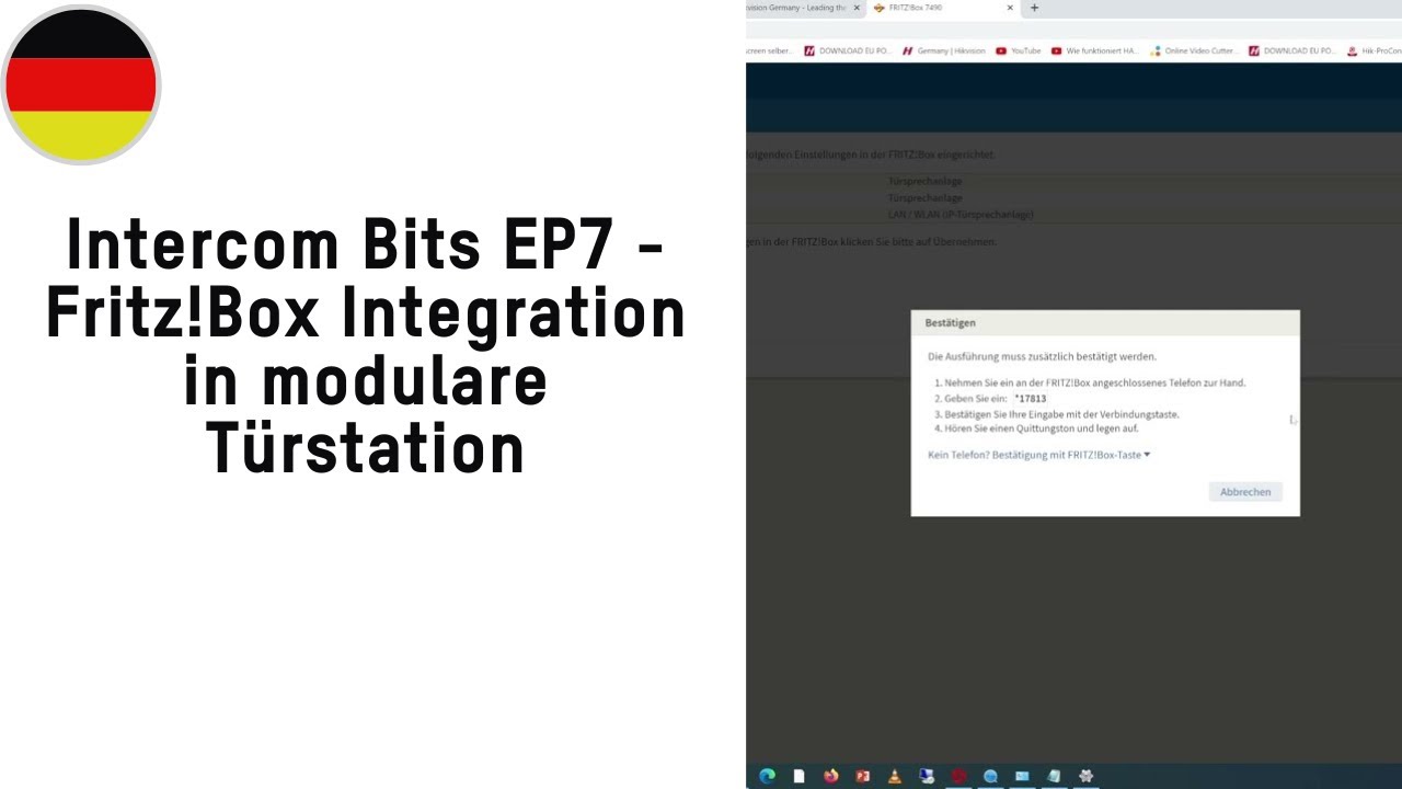 Intercom Bits EP7 - Fritz!Box Integration in modulare Türstation