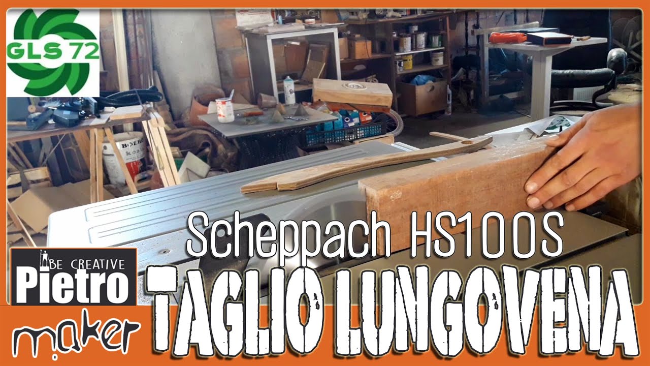 ✔️ Scheppach HS100S - сделать режущую кромку с настольной пилой